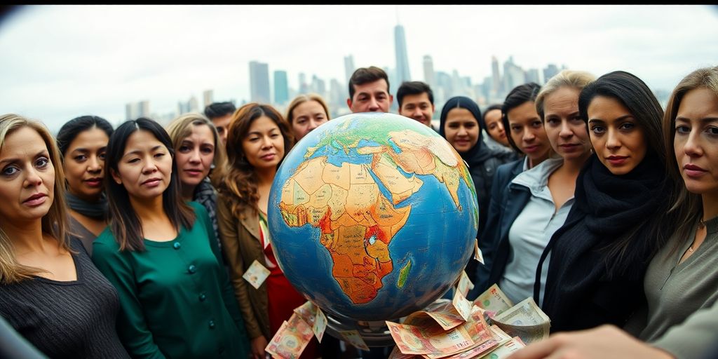 Mundo, monedas, crecimiento, inflación, interconexión, comercio internacional.