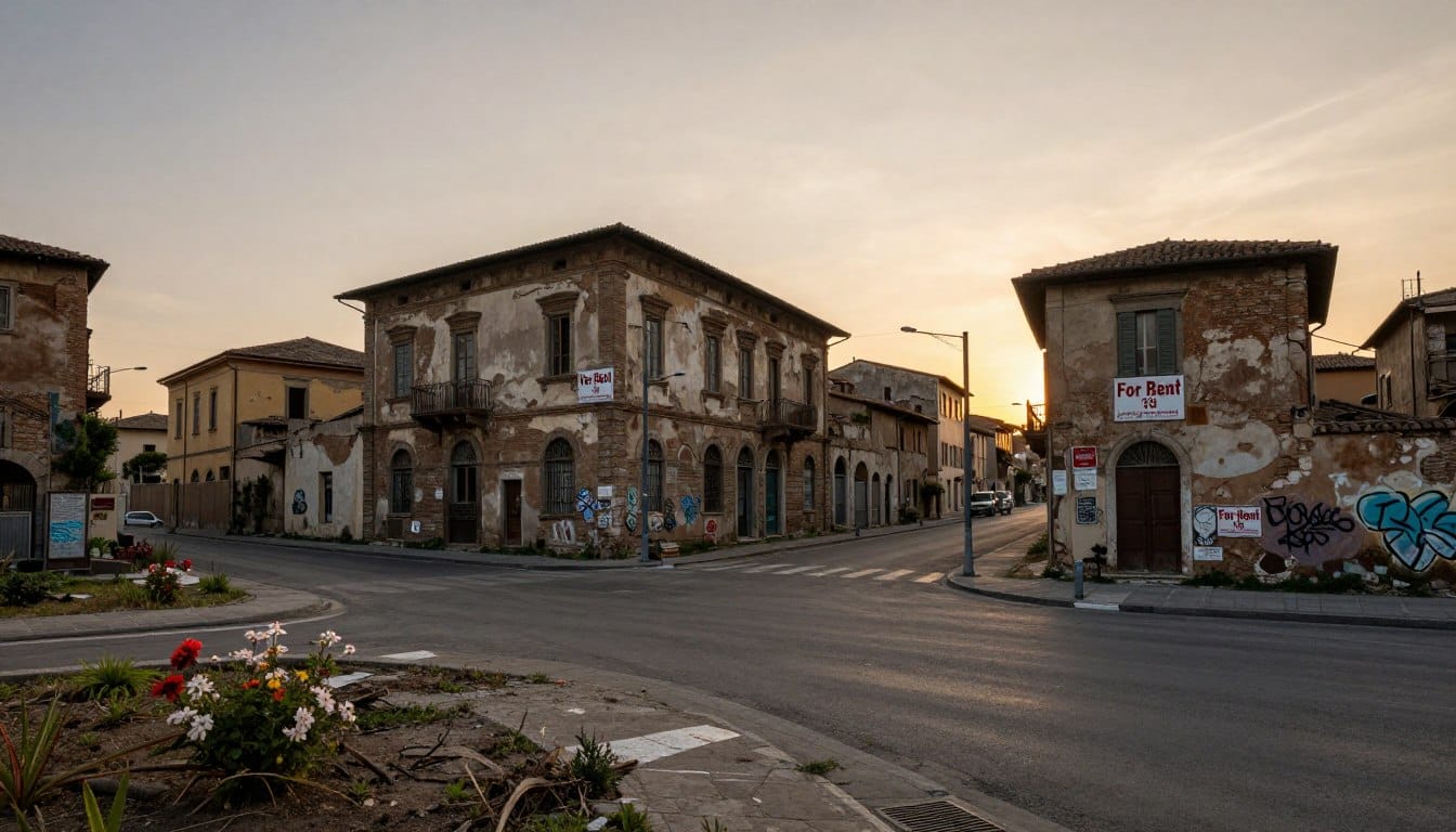 Crisi immobiliare e affitti in Italia