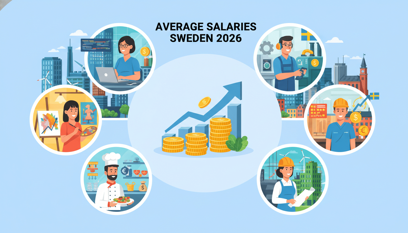 genomsnittslön sverige